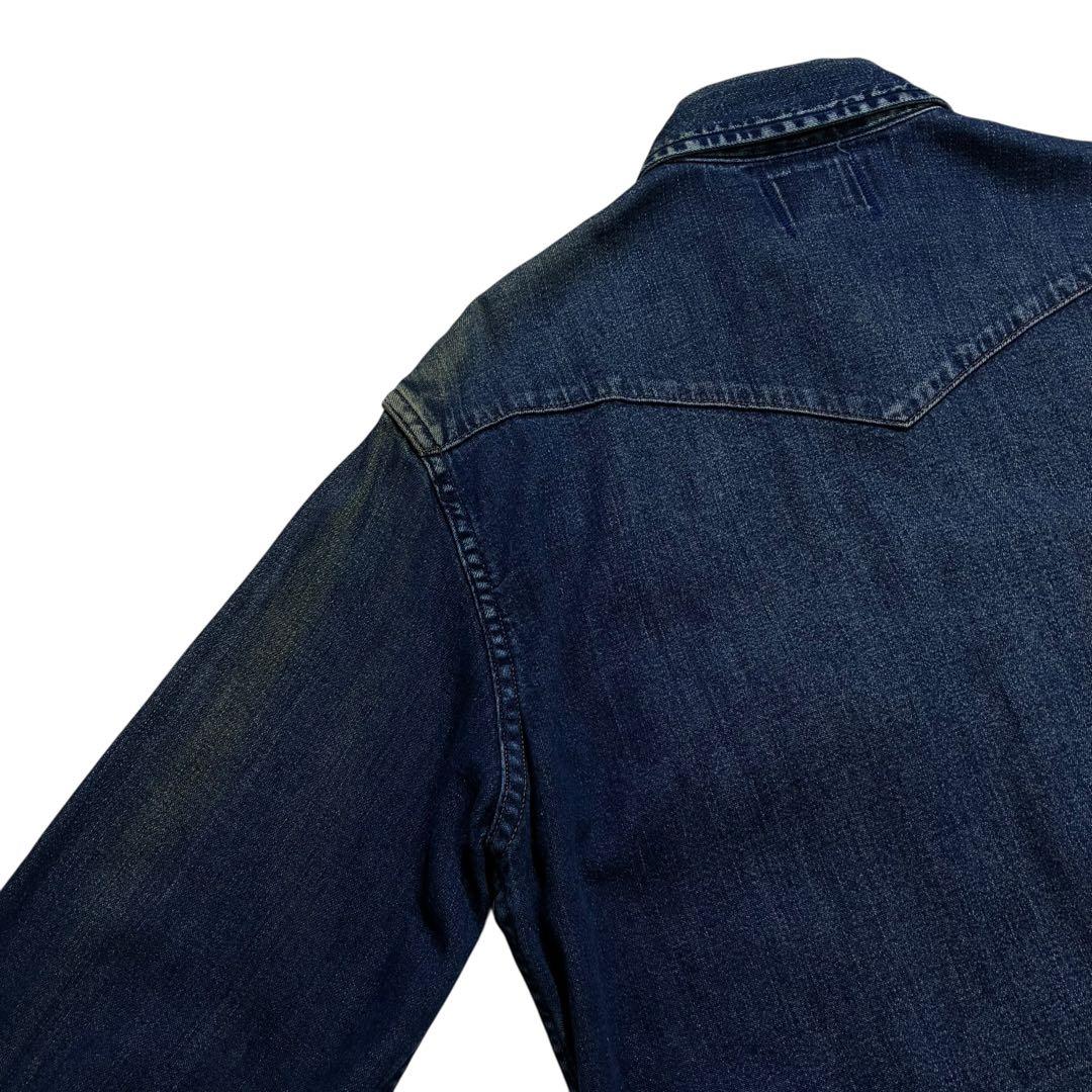 BLUE BLUE ウエスタン デニムシャツ M リメイク インディゴ 日本製