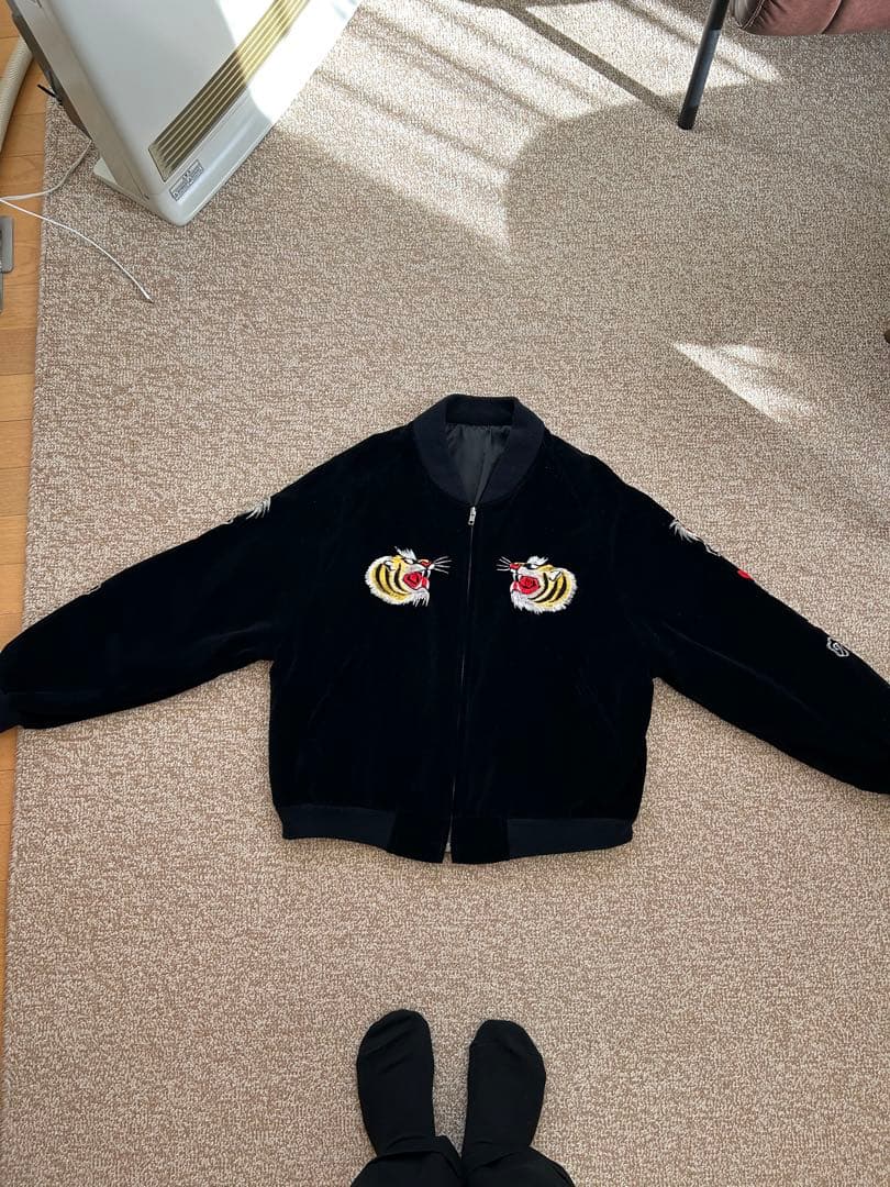 80s～90s 別珍スカジャン 虎柄