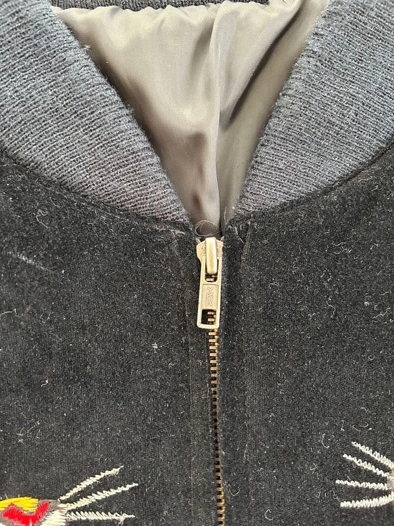 80s～90s 別珍スカジャン 虎柄