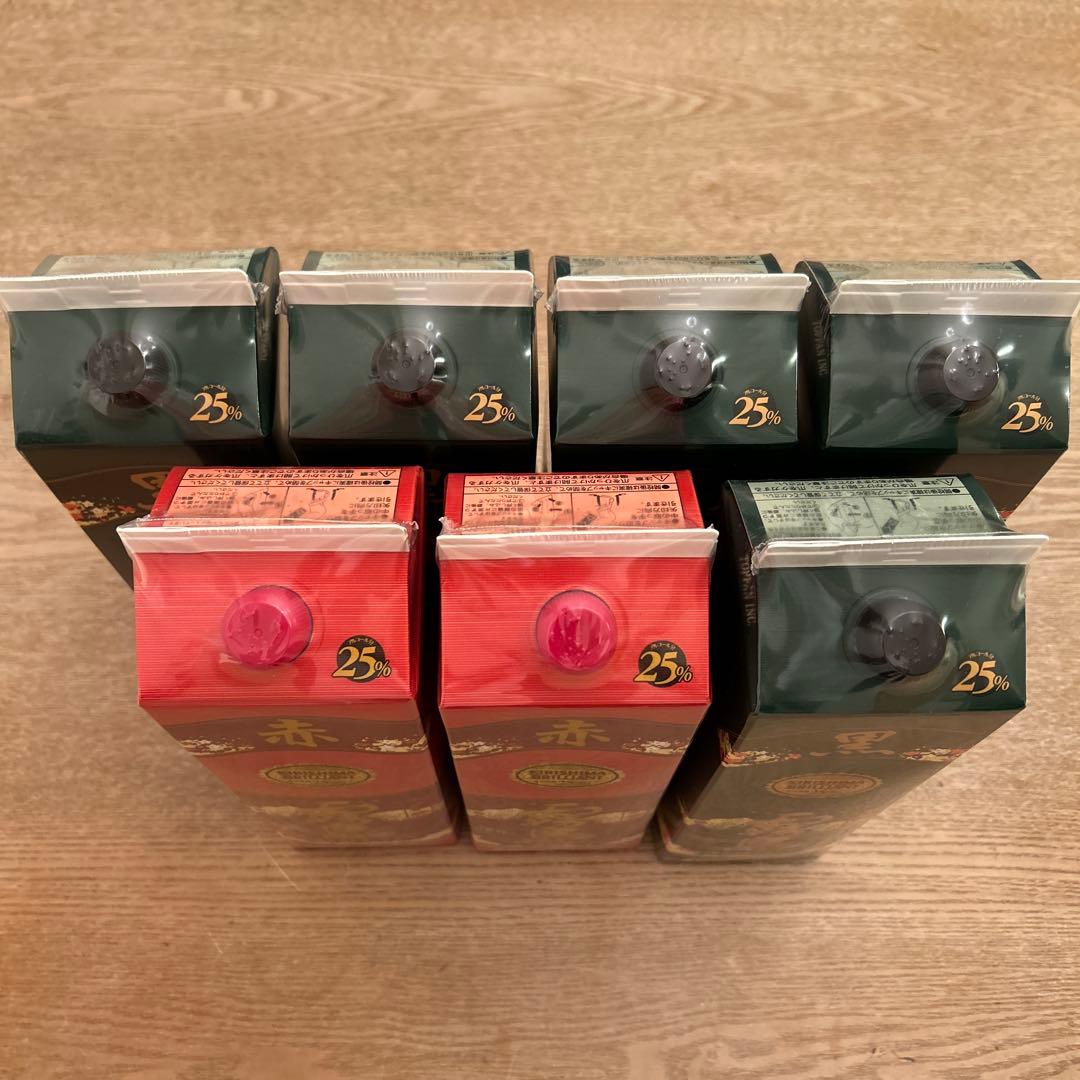 黒霧島1800ml 5本、赤霧島1800ml 2本　セット