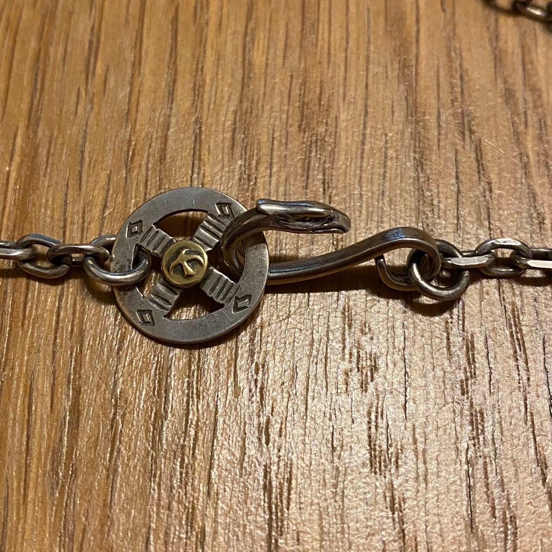 ベ*マ様 k18金金メタル付きメディスンホイール&SVイーグルフックセット　ゴロ