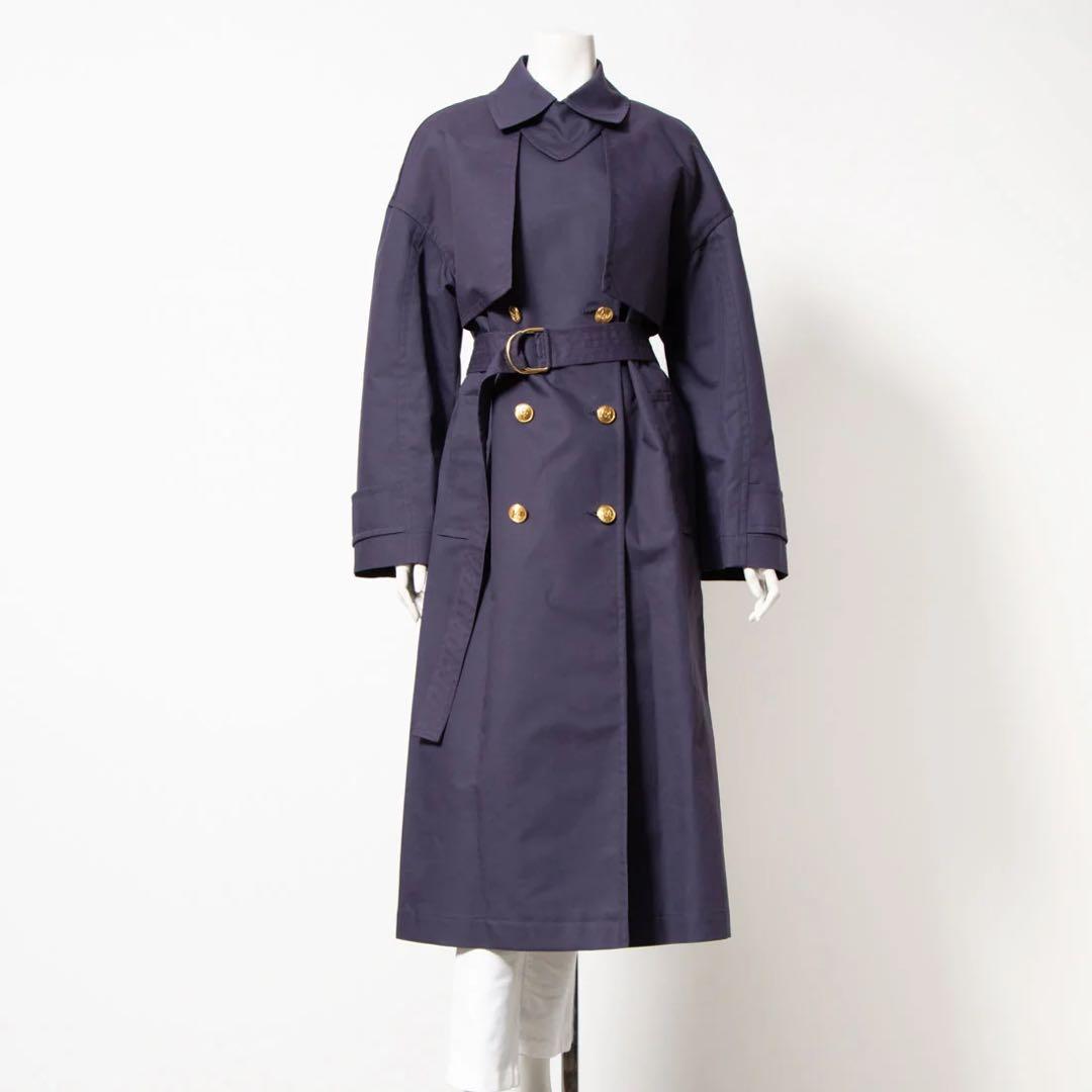 ESCADA エスカーダ トレンチコート 32 ゴールドボタン 2024