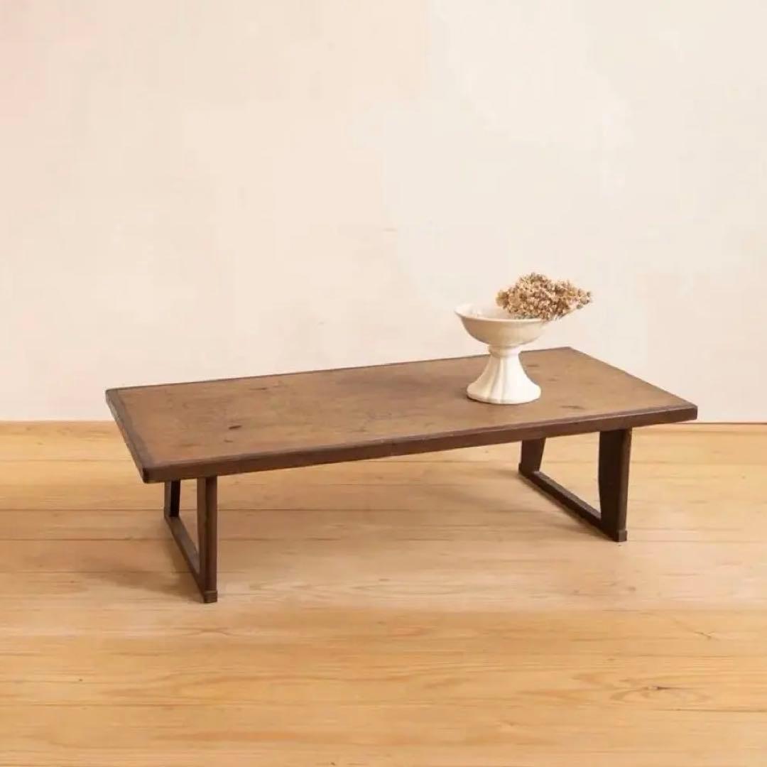 座卓　折りたたみ　木製　横幅88㎝　古道具　古家具　アンティーク　ビンテージ