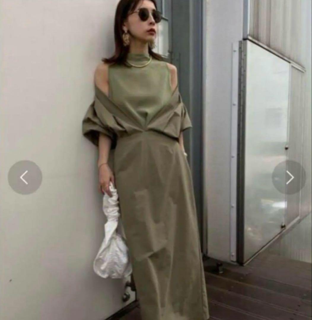 ワンピース AMERI MEDI OFFSHOULDER PUFFSLEEVE DRESS