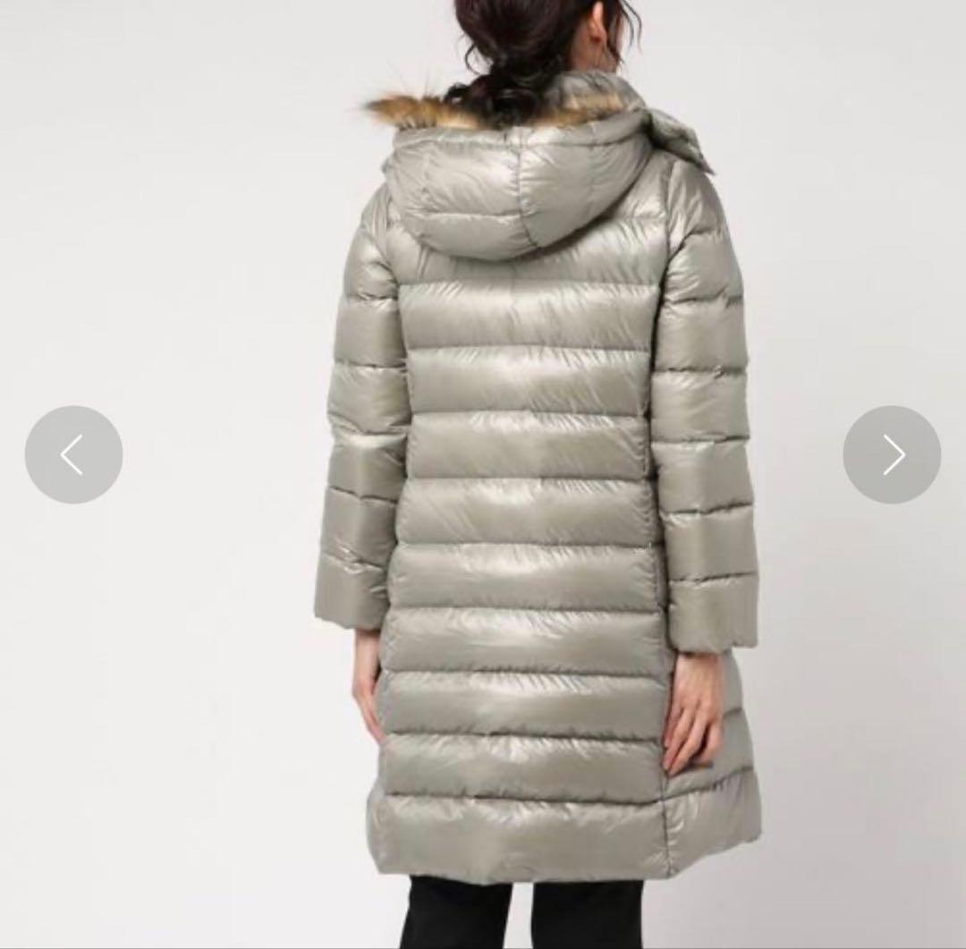 美品　ザノースフェイス　ダウンコート　ロングダウンジャケット　フーデッドダウン