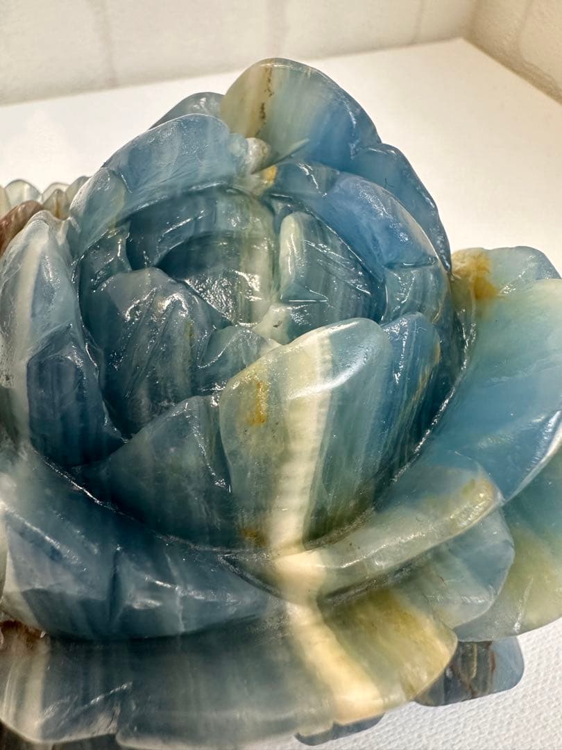 希少　ブルーオニキス　ローズ　バラ　大