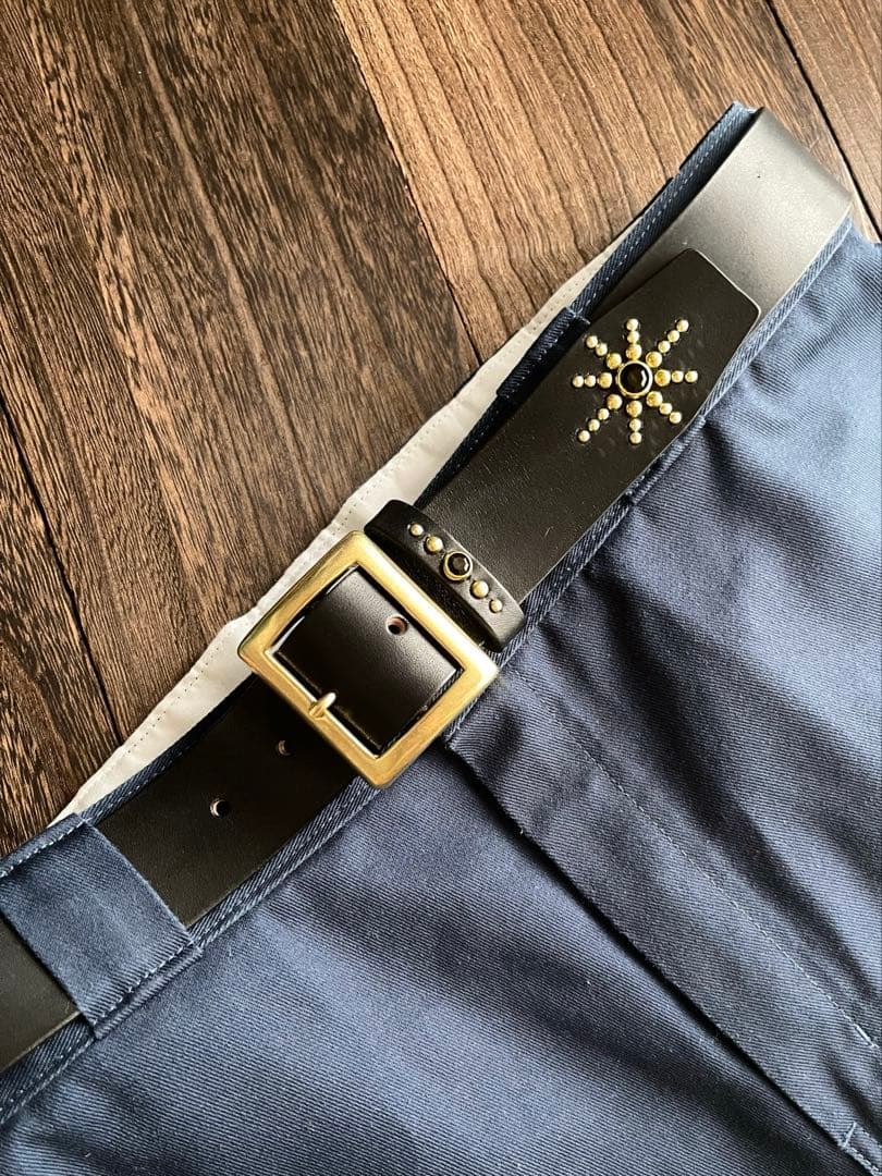ディッキーズ874専用スタッズベルト　昭南ベンズ　真鍮　HTC CALEE
