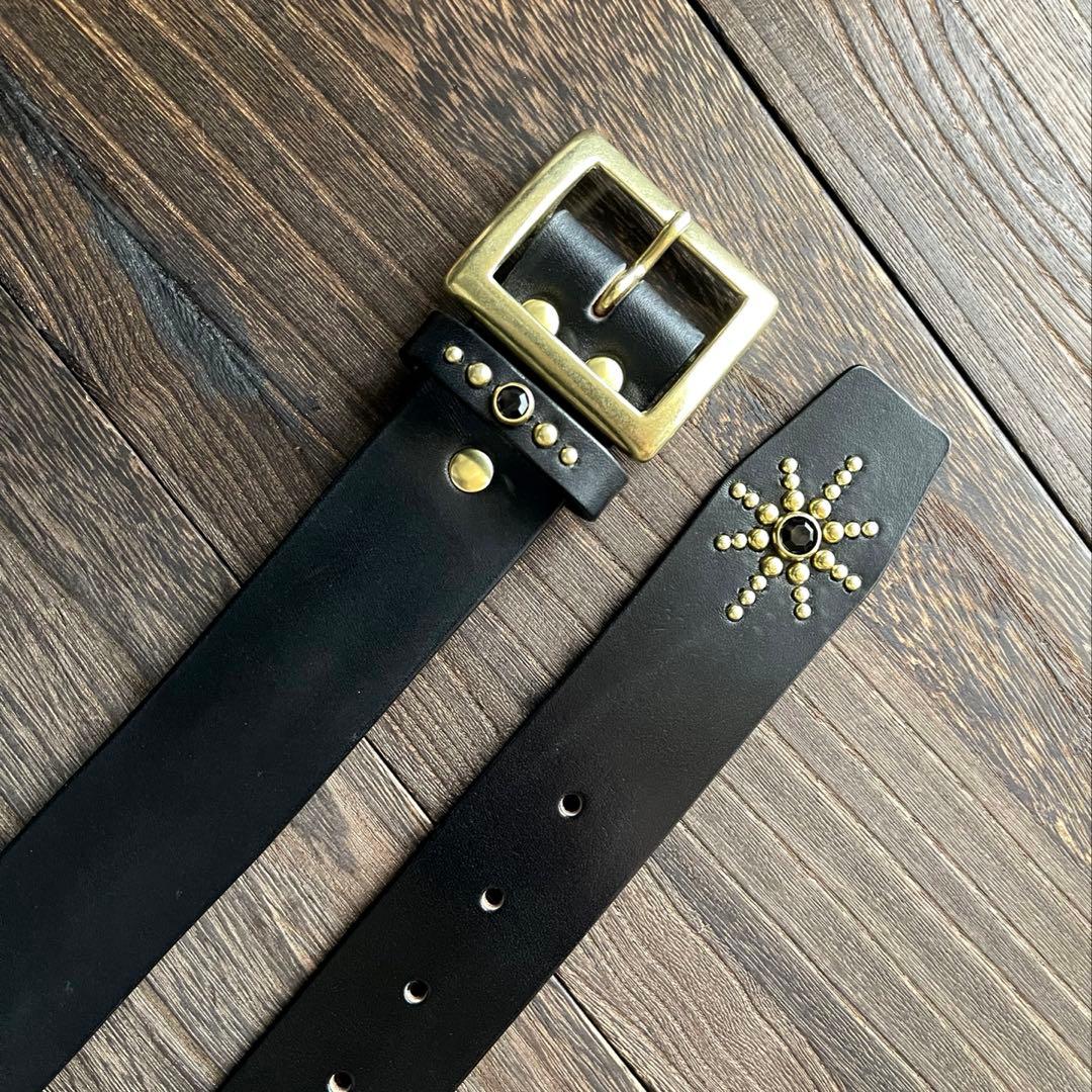 ディッキーズ874専用スタッズベルト　昭南ベンズ　真鍮　HTC CALEE