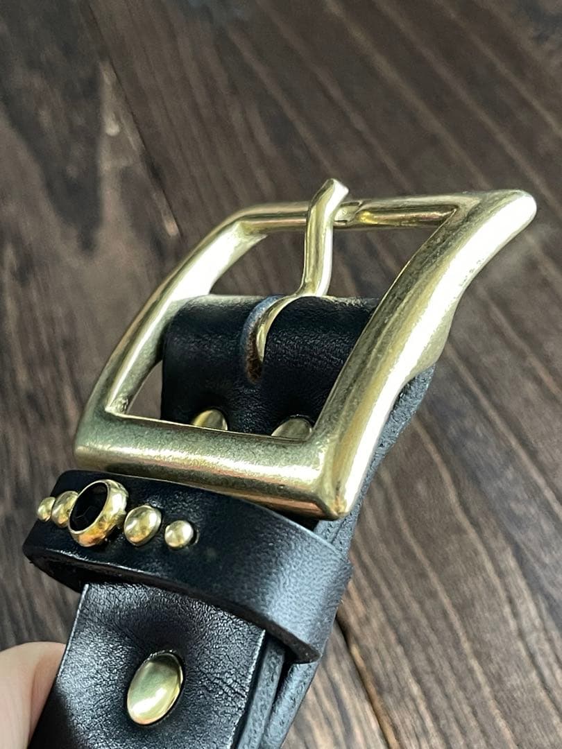 ディッキーズ874専用スタッズベルト　昭南ベンズ　真鍮　HTC CALEE