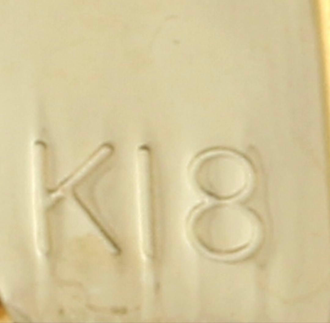 喜平　18k 11g ６面W 17cm 保証書付　ブレスレット　k18 金