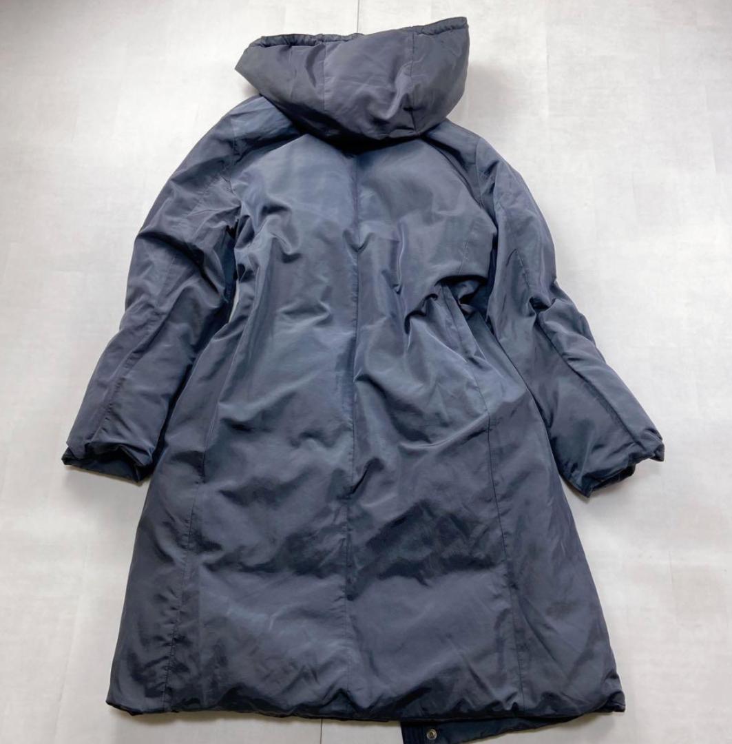MaxMara 貴重 大きいサイズ LL リバーシブル ダウンコート グレー