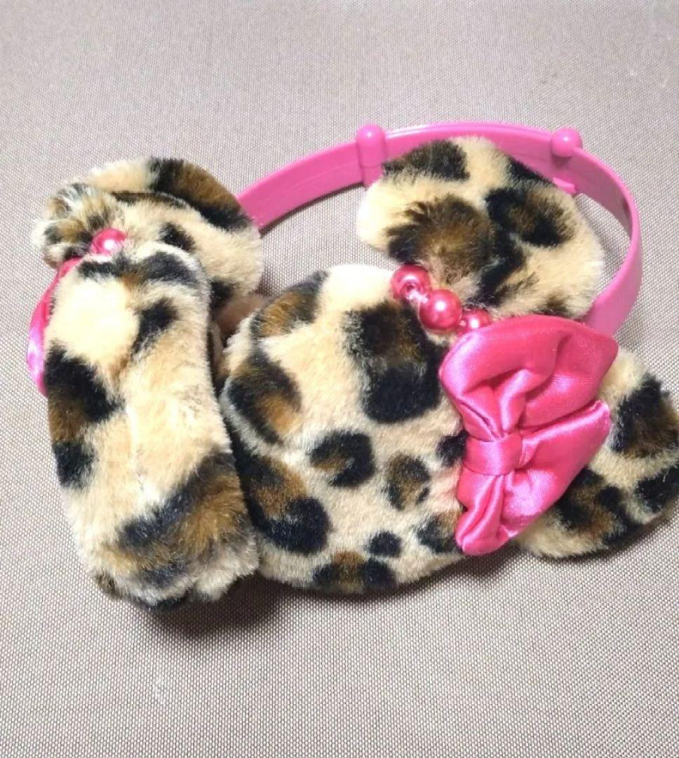 値下げ中！Disneyresortヒョウ柄ミニー　イヤーマフ