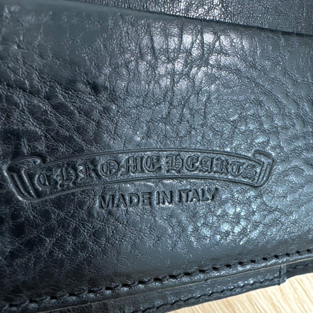 クロムハーツ　長財布　黒　美品✨
