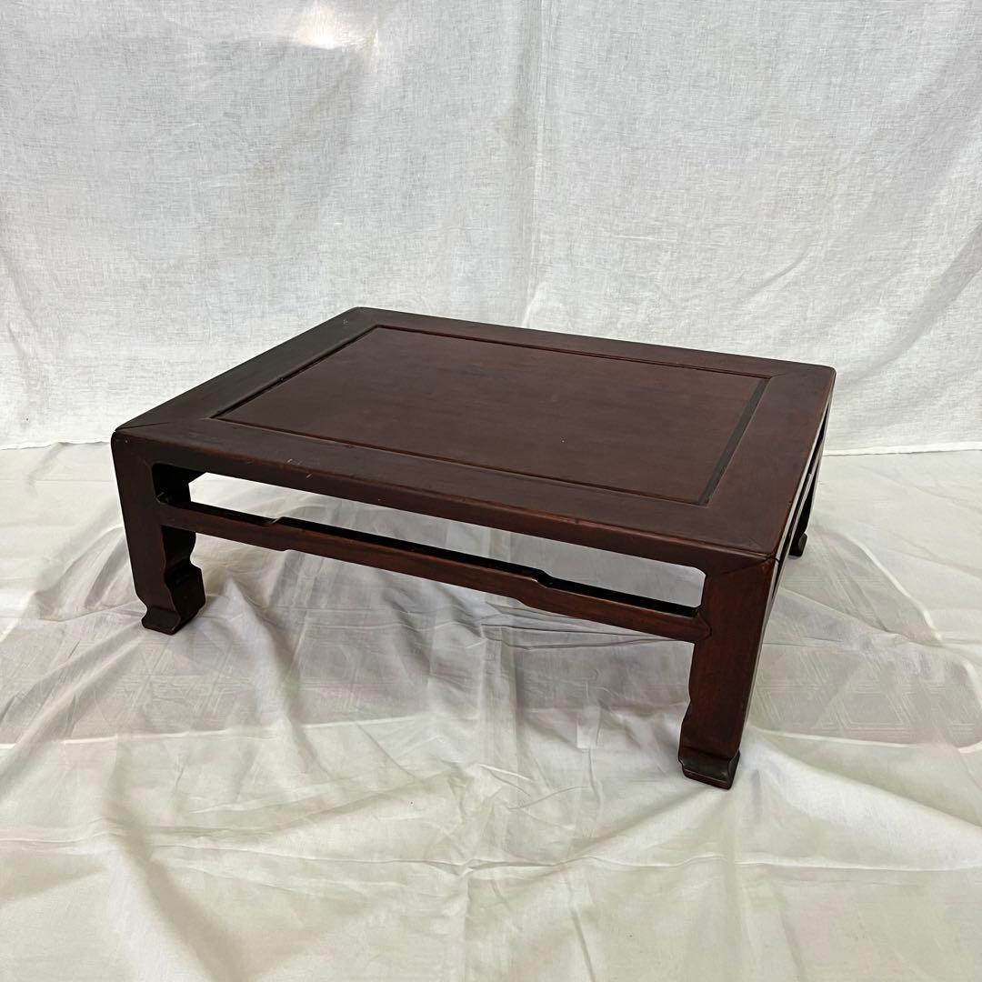 【アンティーク】木製 無垢材 欅 座卓 座敷机 昭和レトロ 古家具 古民家 銘木