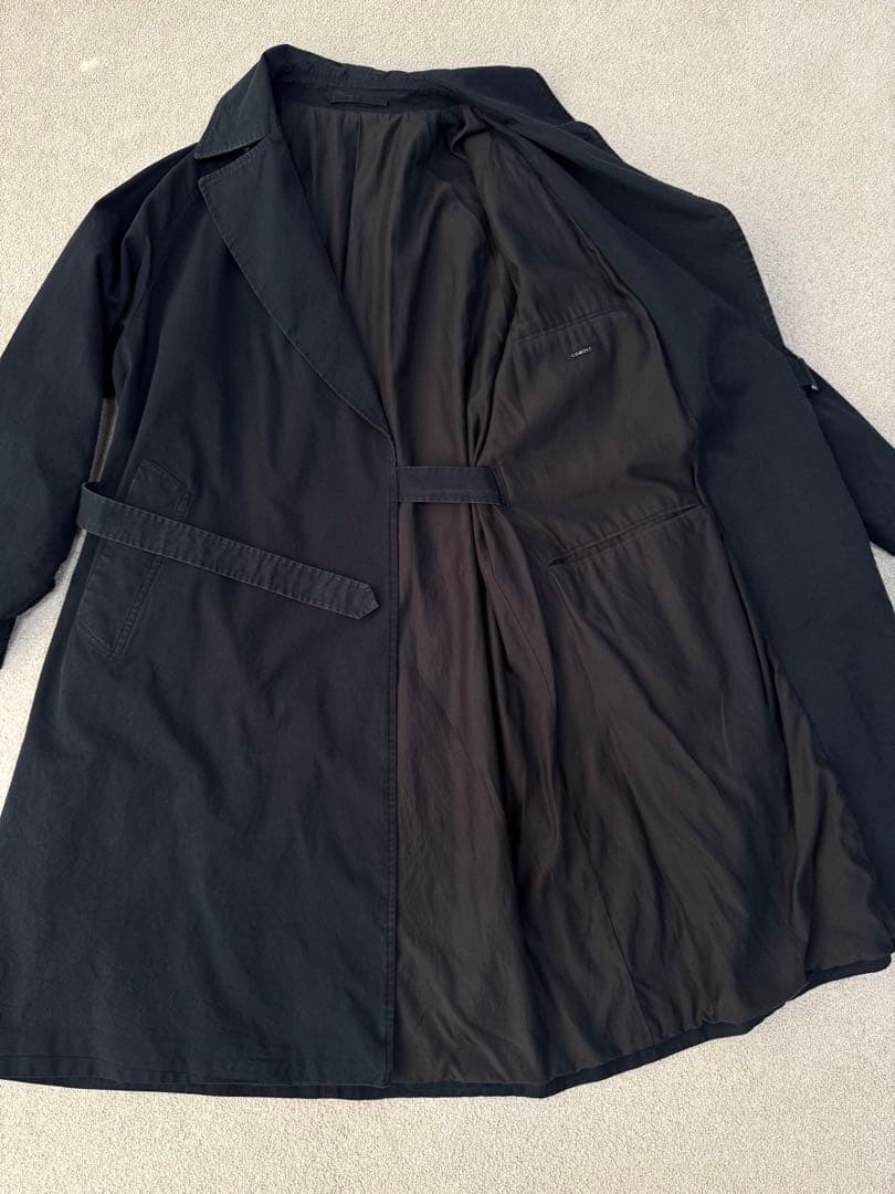 COMOLIコモリ　ウォッシュド タイロッケンコート 22SS サイズ2