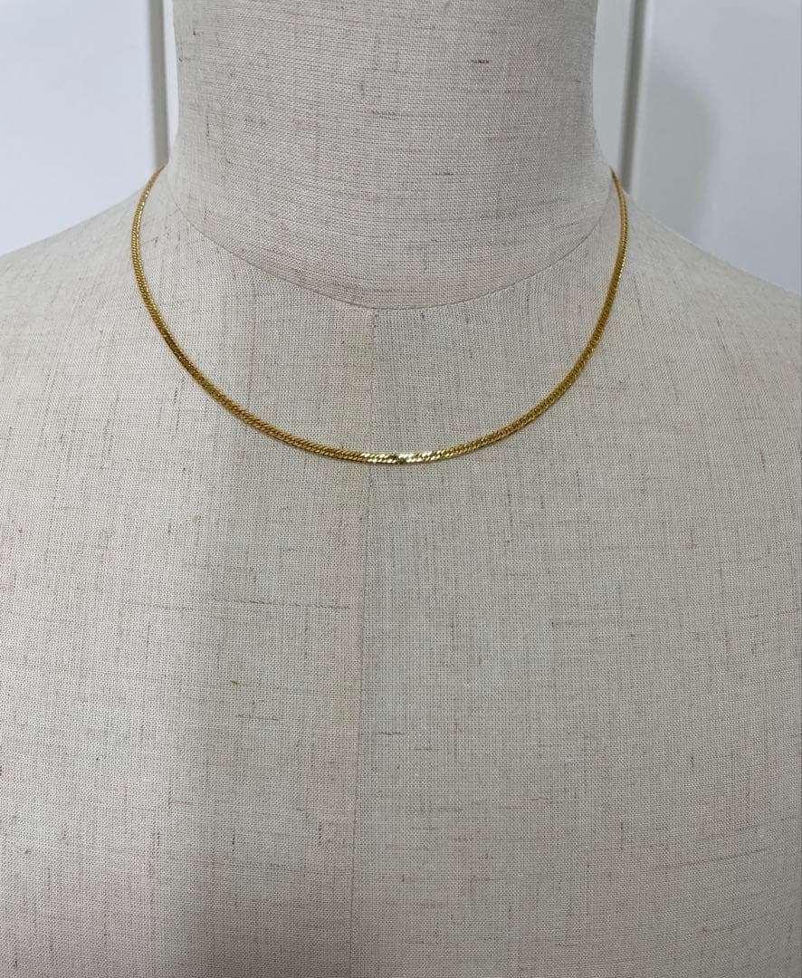 K24純金喜平ネックレス　6面ダブルネックレス　K24チェーン