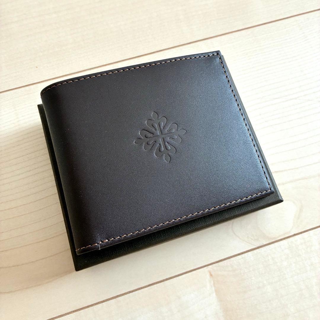 新品未使用　パテックフィリップ　財布　二つ折り　ブラウン