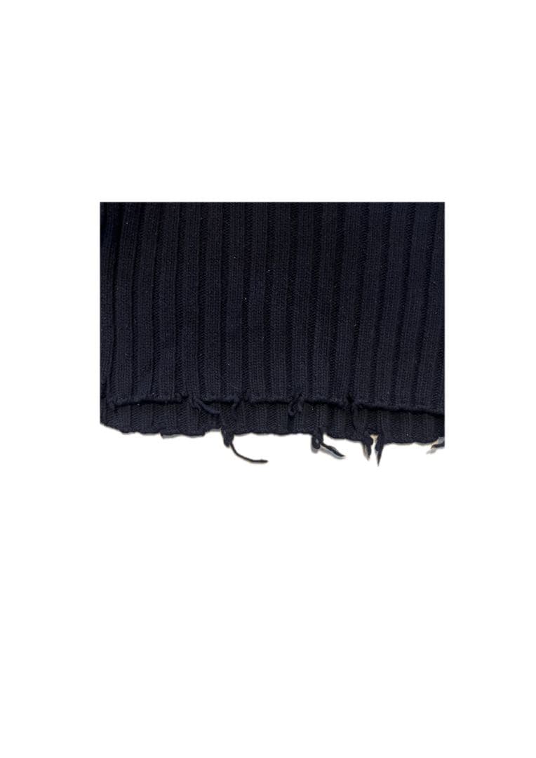 トップス perverze Crash Wide Snood Short Knit