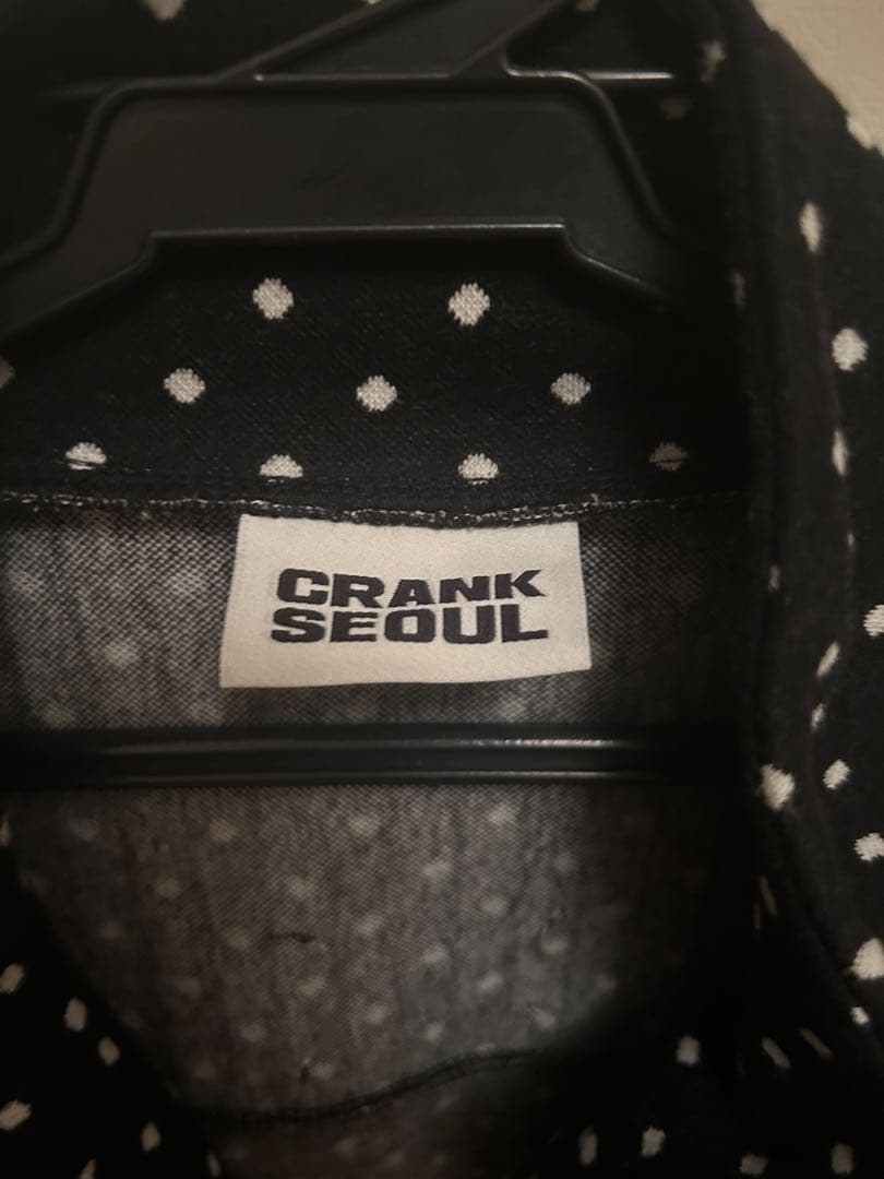 crank ROSE DOT TRACK JACKET BLACK最終値下げです