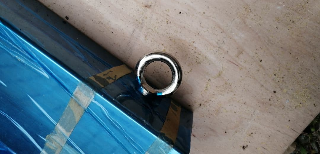 ステンレス玄関ポール　新品　門柱　左右2本セット