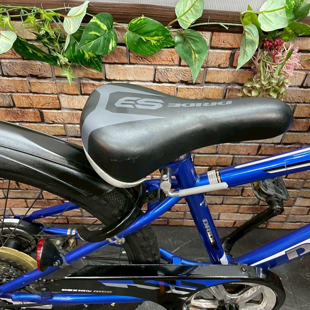 【99】子供用自転車 子供車 DRIDE ブルー 22インチ 変速付き