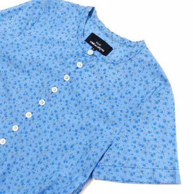 【最終価格】コムデギャルソン★ブラウス 花柄 フリル パッチワーク コラージュ