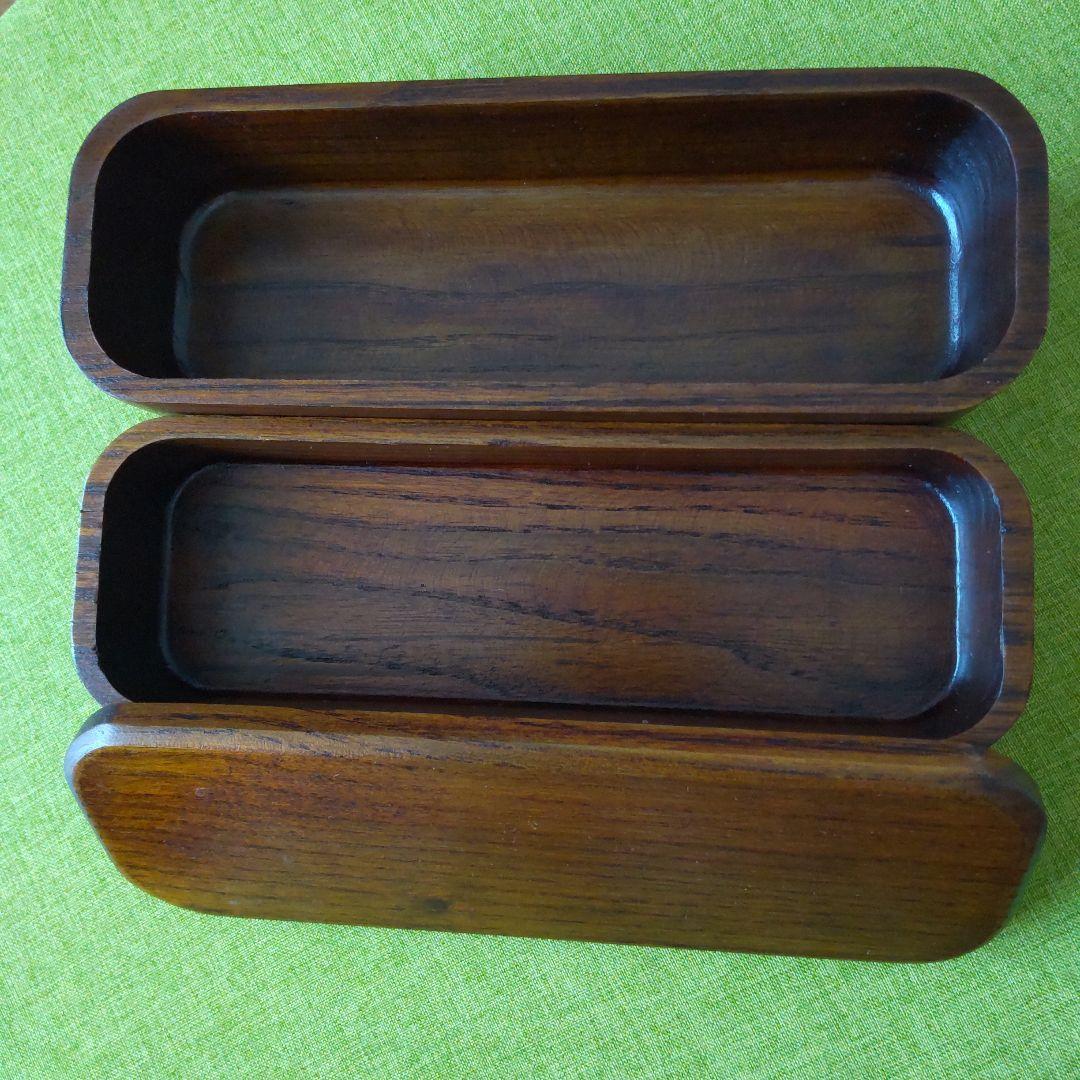 YOKOHAMA WOOD TOMATO畑　くり抜き２段弁当箱　ナツメうるし塗り