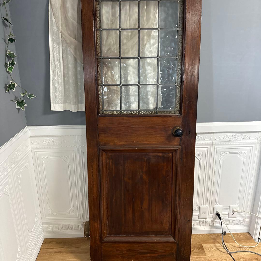 ステンドグラスアンティークドア