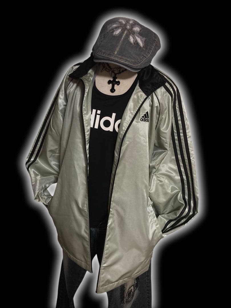 レアカラーy2k3本線adidasスポーツテックお兄系ロックトラック平成ギャル