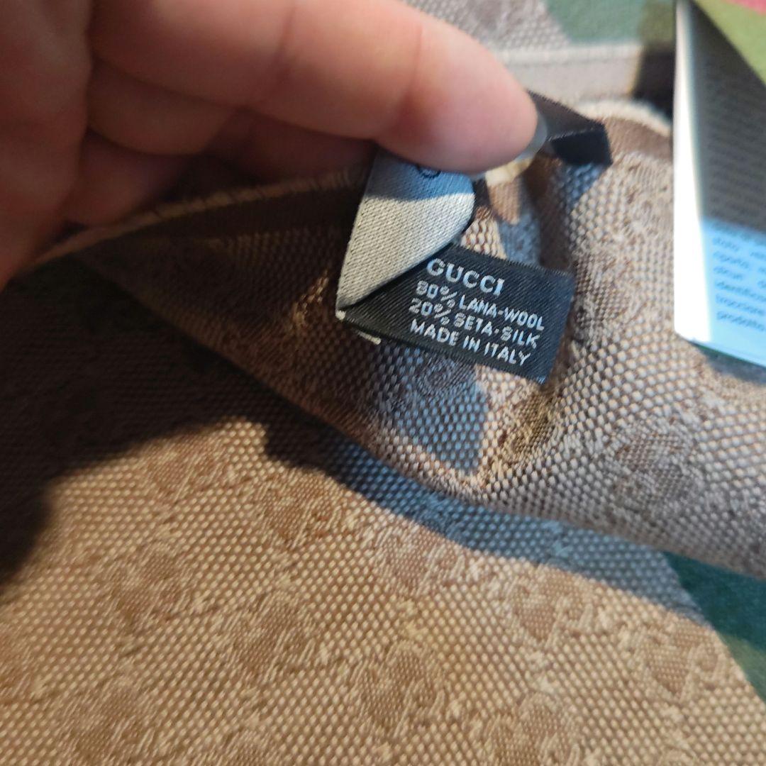❤新品箱袋付き❤GUCCI マフラー ショール ストールスカーフ　Ｃロナウド愛用