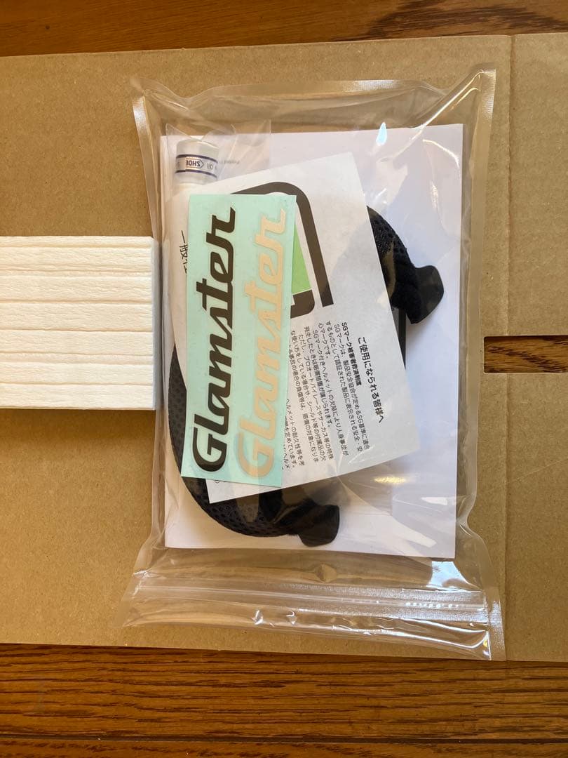 【新品・未使用】SHOEI Glamster オフホワイト Mサイズ 付属品完備