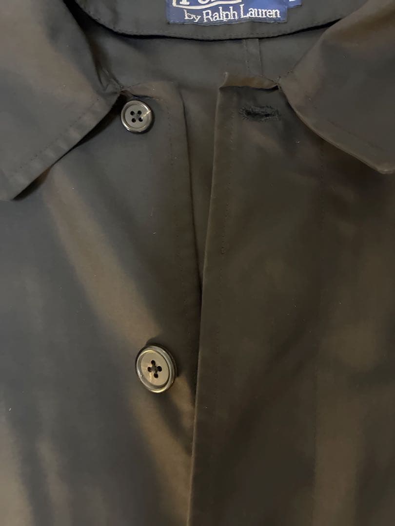 【美品】Polo Ralph Lauren ブラック ステンカラーコート