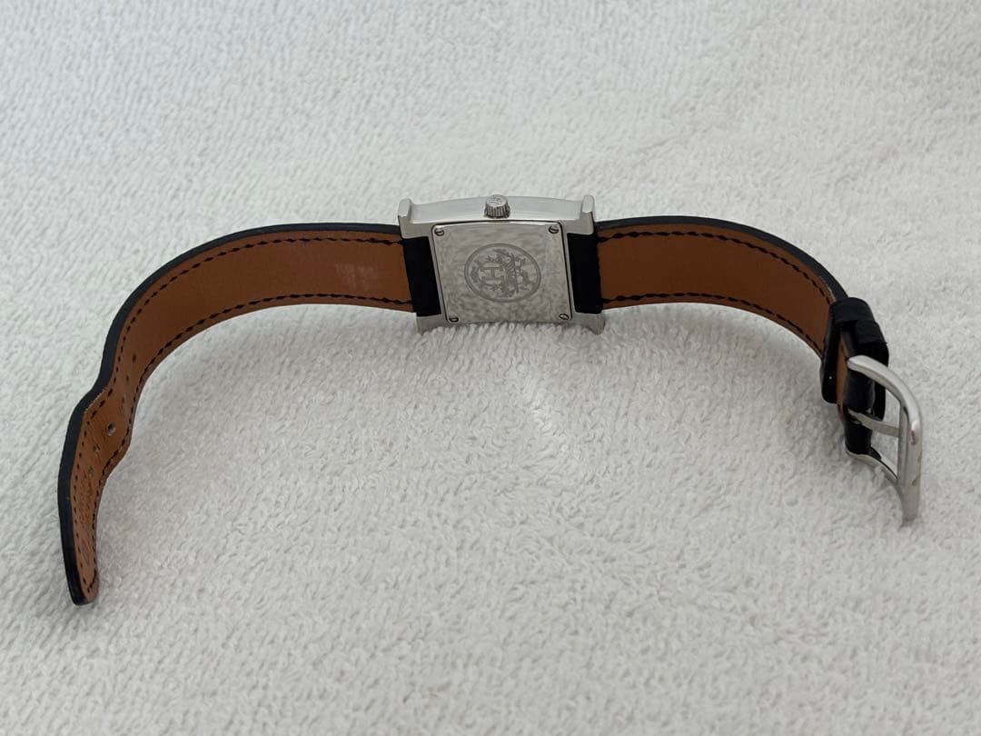 【美品】エルメス Hウォッチ クォーツ【HH1.210】【稼働品】レディース