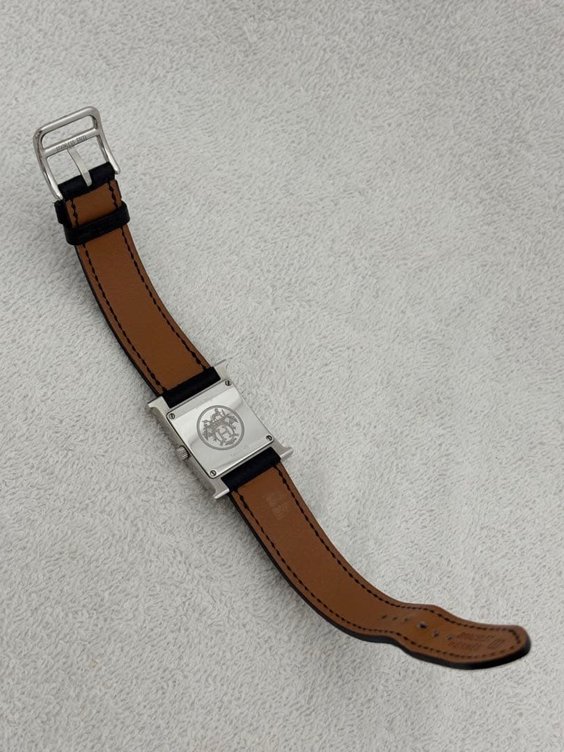 【美品】エルメス Hウォッチ クォーツ【HH1.210】【稼働品】レディース