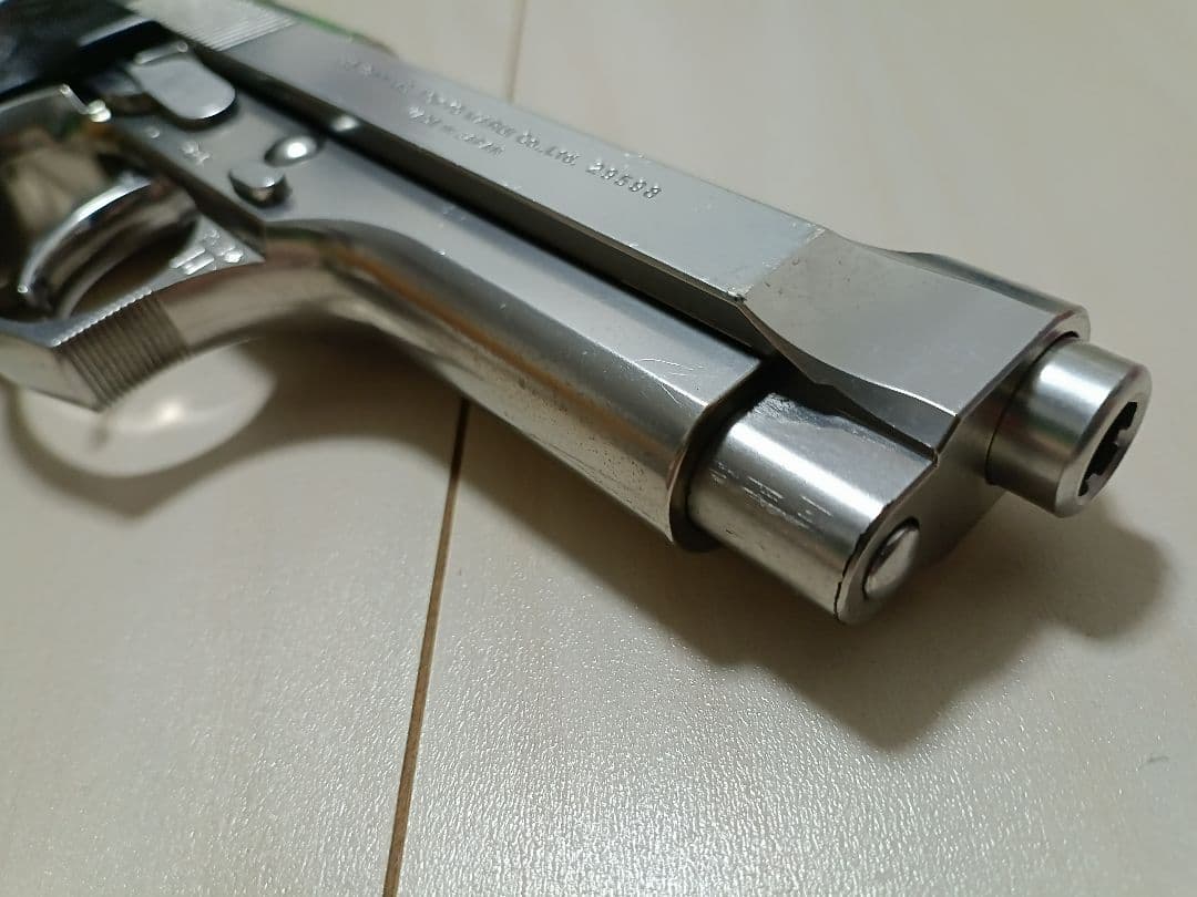 【中古品】東京マルイ ガスガン「M92F クロームステンレス」※訳あり