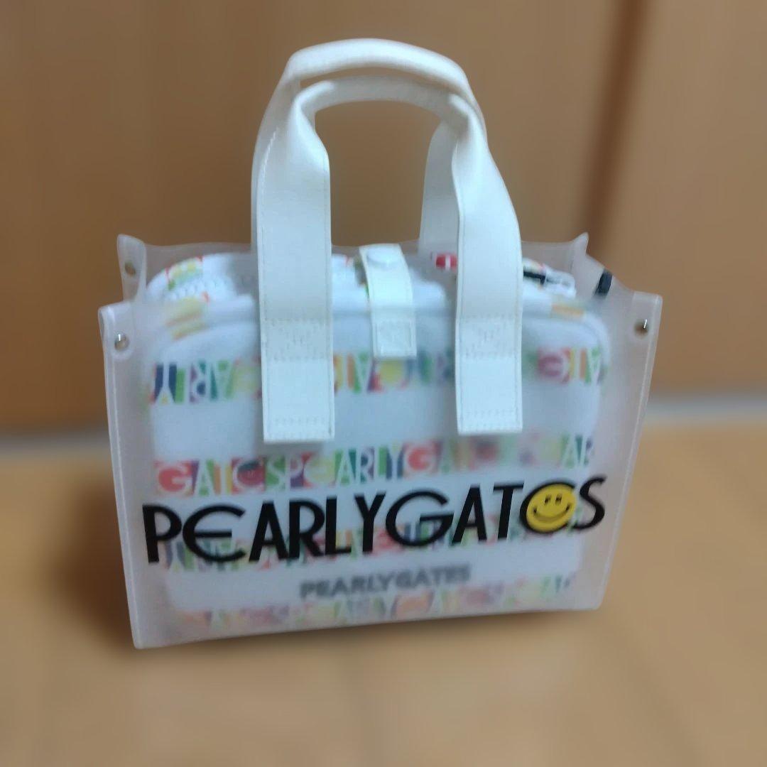 パーリーゲイツ　PEARLY GATES　ビオニコシールボーダー柄 カートバッグ