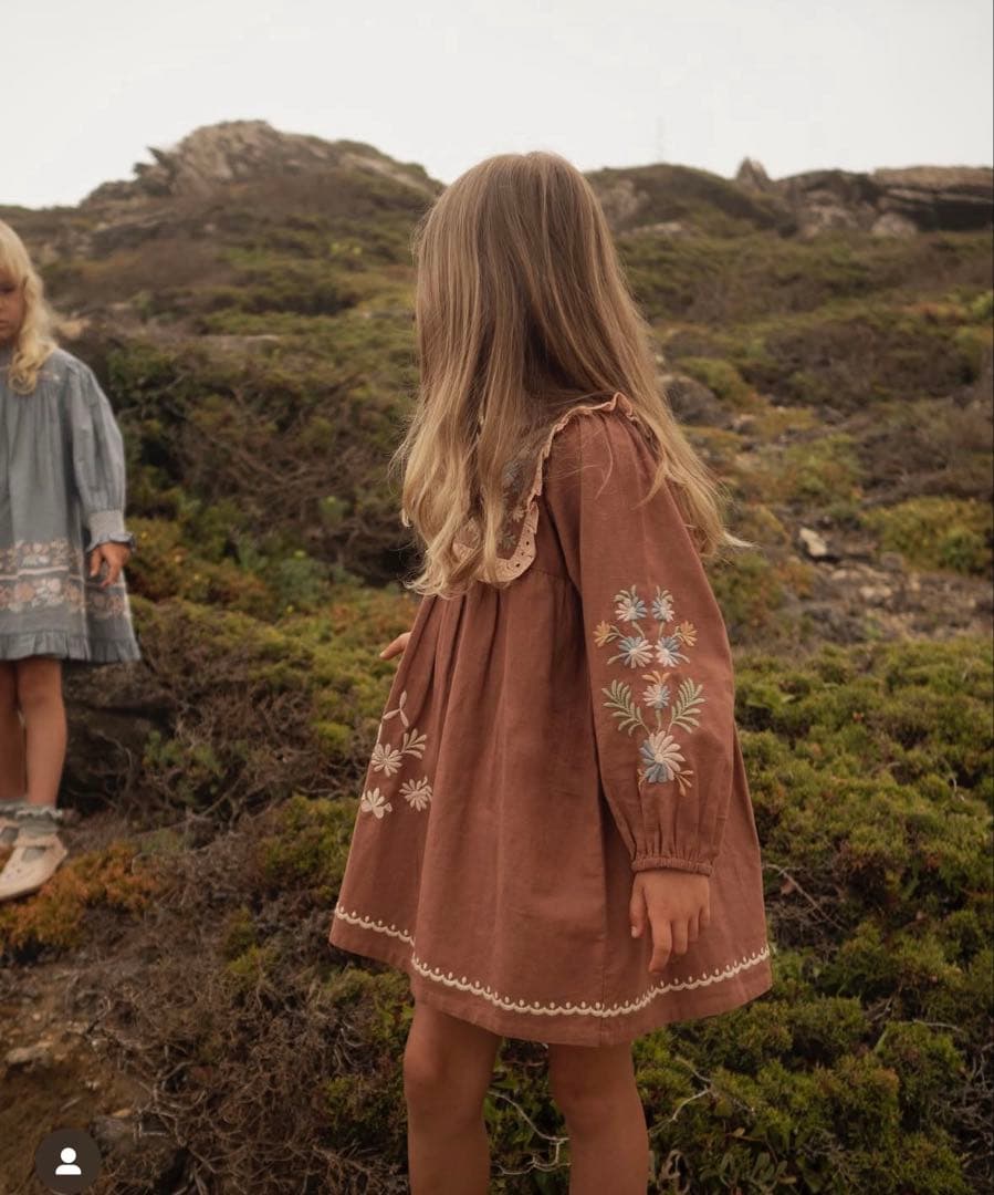 Apolinakids AW22 サイズ3-5Y ワンピース　アポリナキッズ