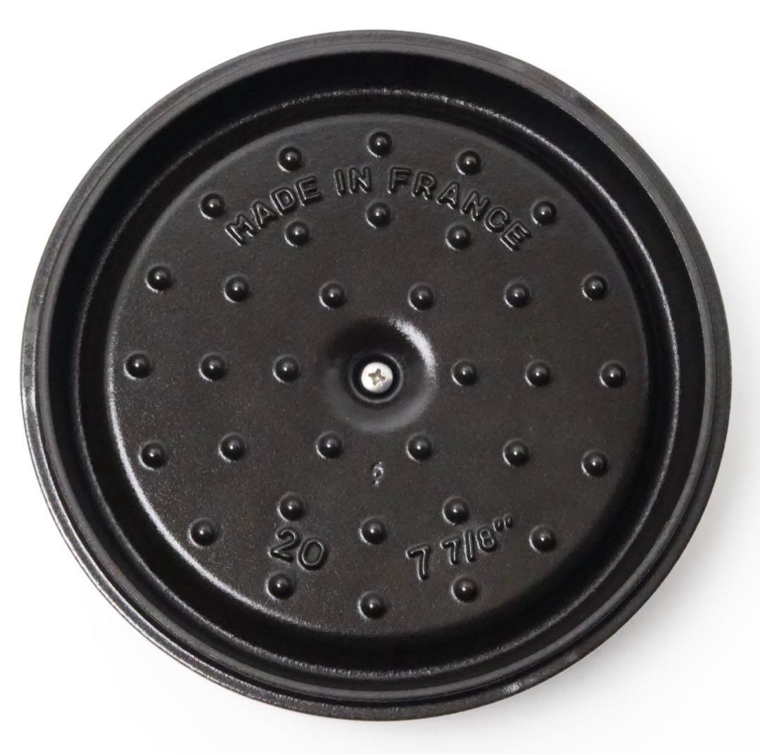 【美品】ストウブ staub ピコココット ラウンド 20cm ユーカリ