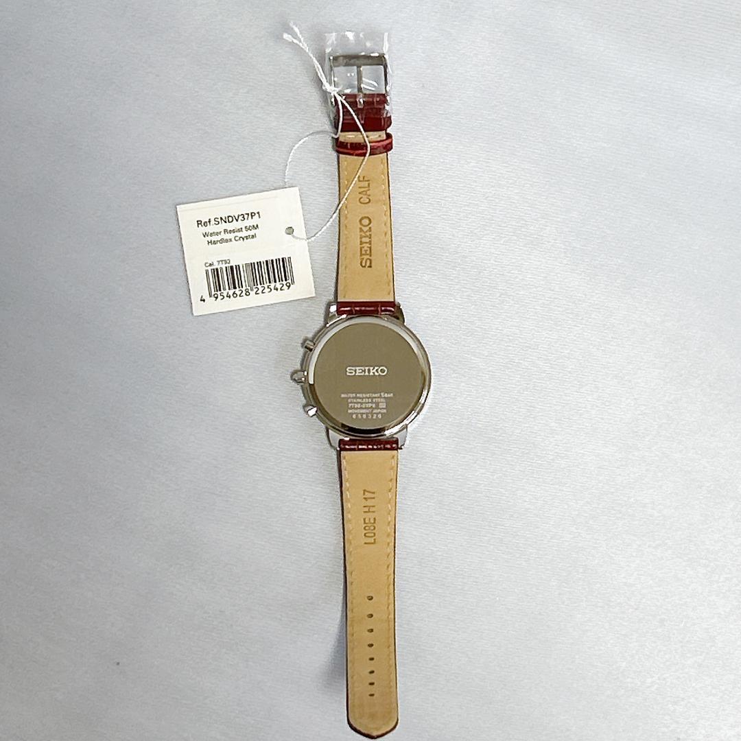 新品 未使用 SEIKO セイコー クロノグラフ 腕時計 SNDV37P1
