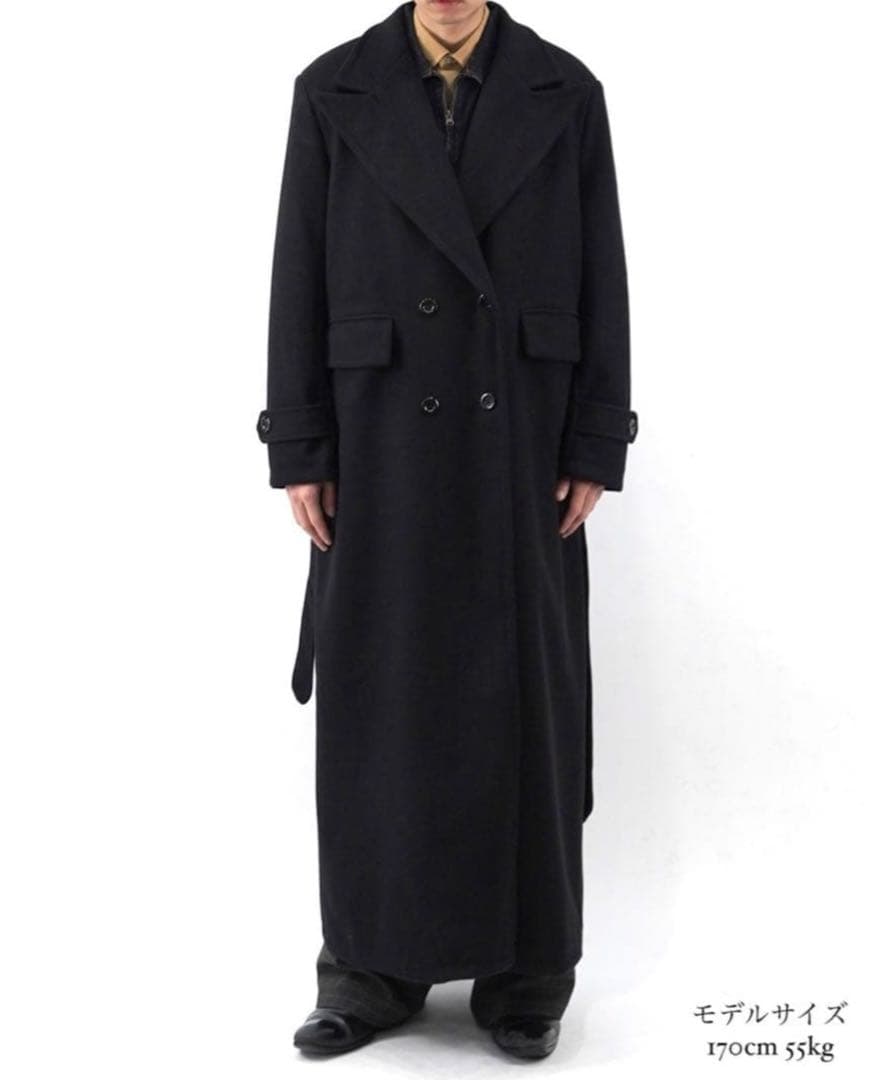 hype kyoto double long coat ［blk］