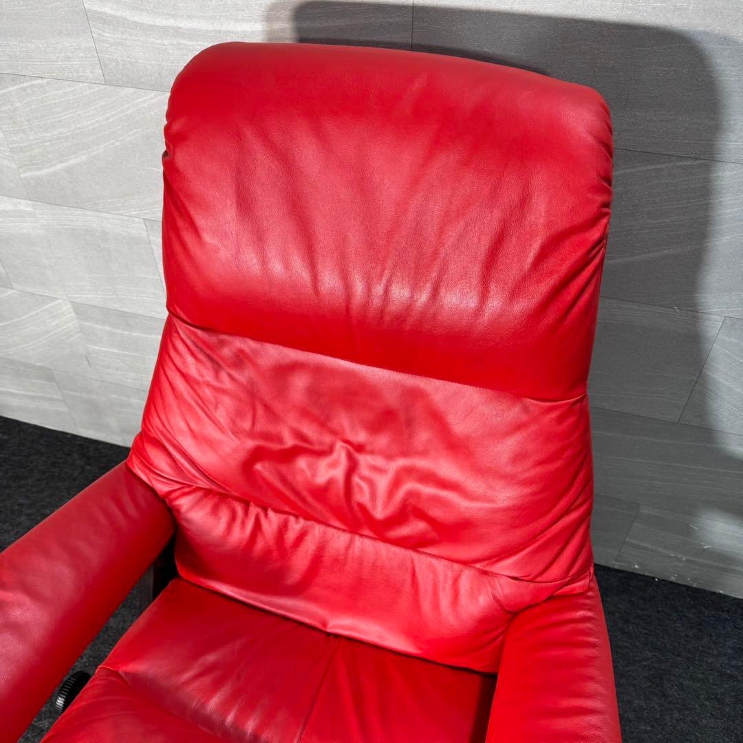 エコーネス ストレスレス チェア ビュー オットマン セット 革 d3405