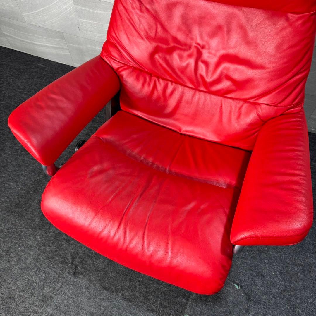 エコーネス ストレスレス チェア ビュー オットマン セット 革 d3405