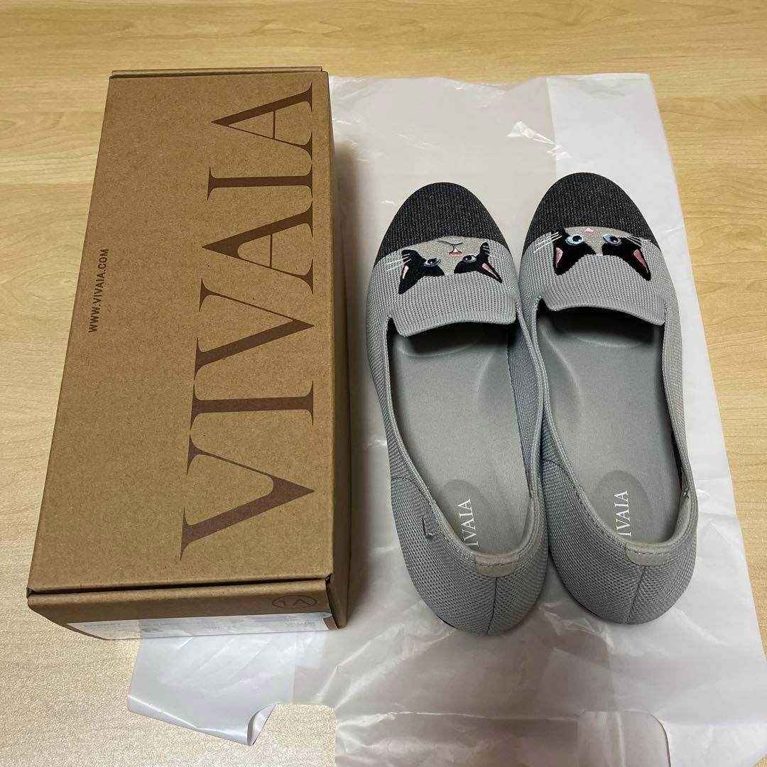 VIVAIA ローファー 猫 24センチ