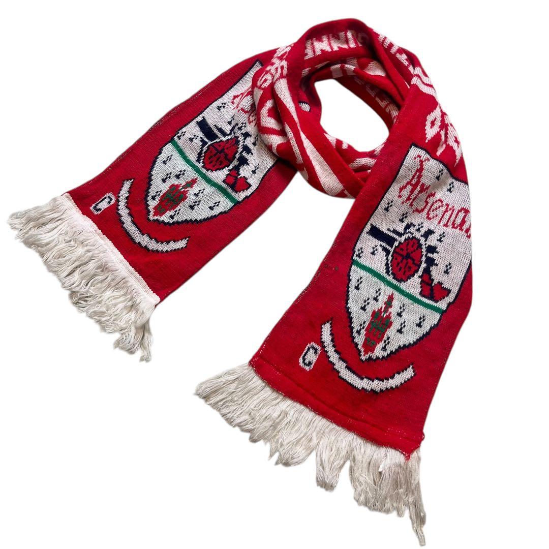 希少 レア 80s 90s アーセナル 旧 エンブレム マフラー タオル グッズ