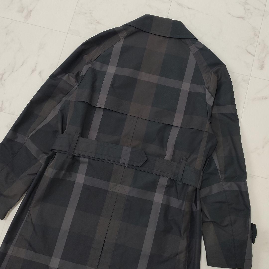 【美品】ブラックレーベルクレストブリッジ　トレンチコート　ベルト付　CBチェック