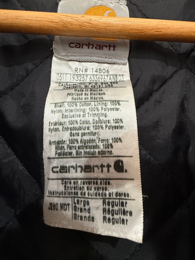 稀少 Carhartt ダック アクティブジャケット Lサイズ J280 MDT