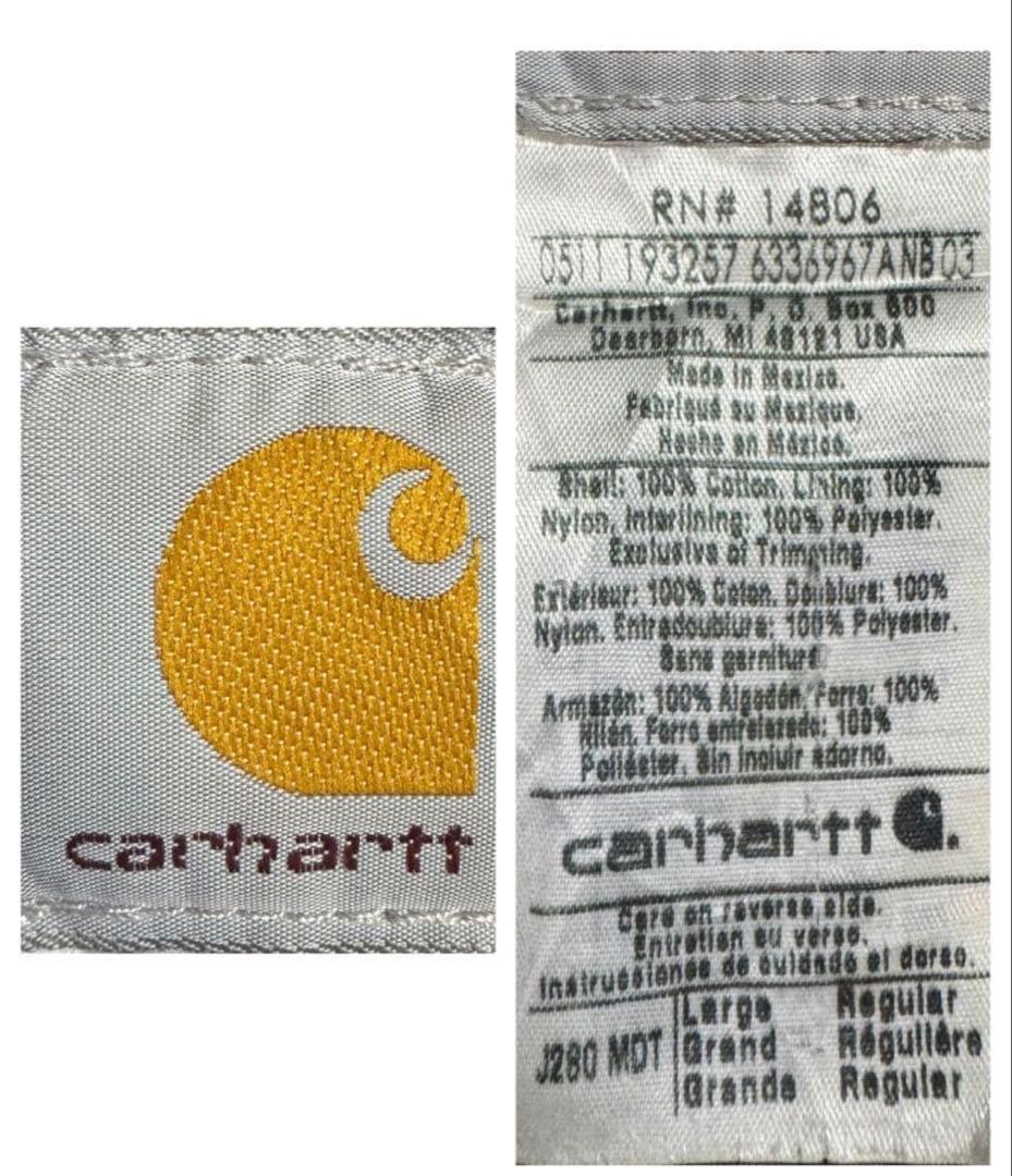 稀少 Carhartt ダック アクティブジャケット Lサイズ J280 MDT