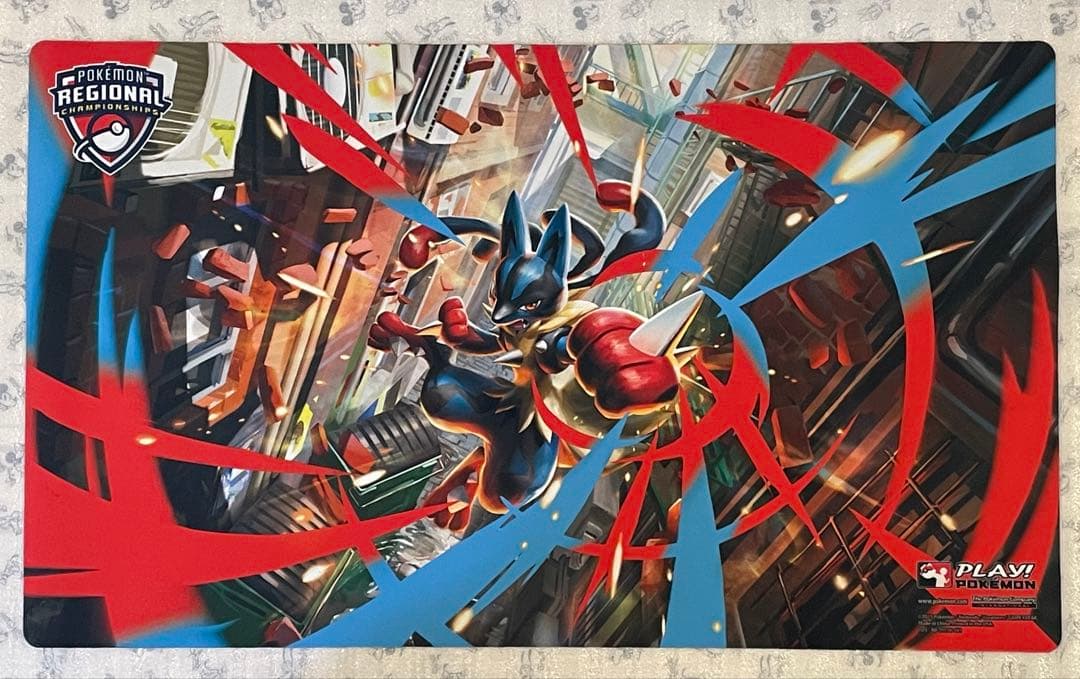 希少 メガルカリオ リージョナル プレイマット ポケモンカード 公式品