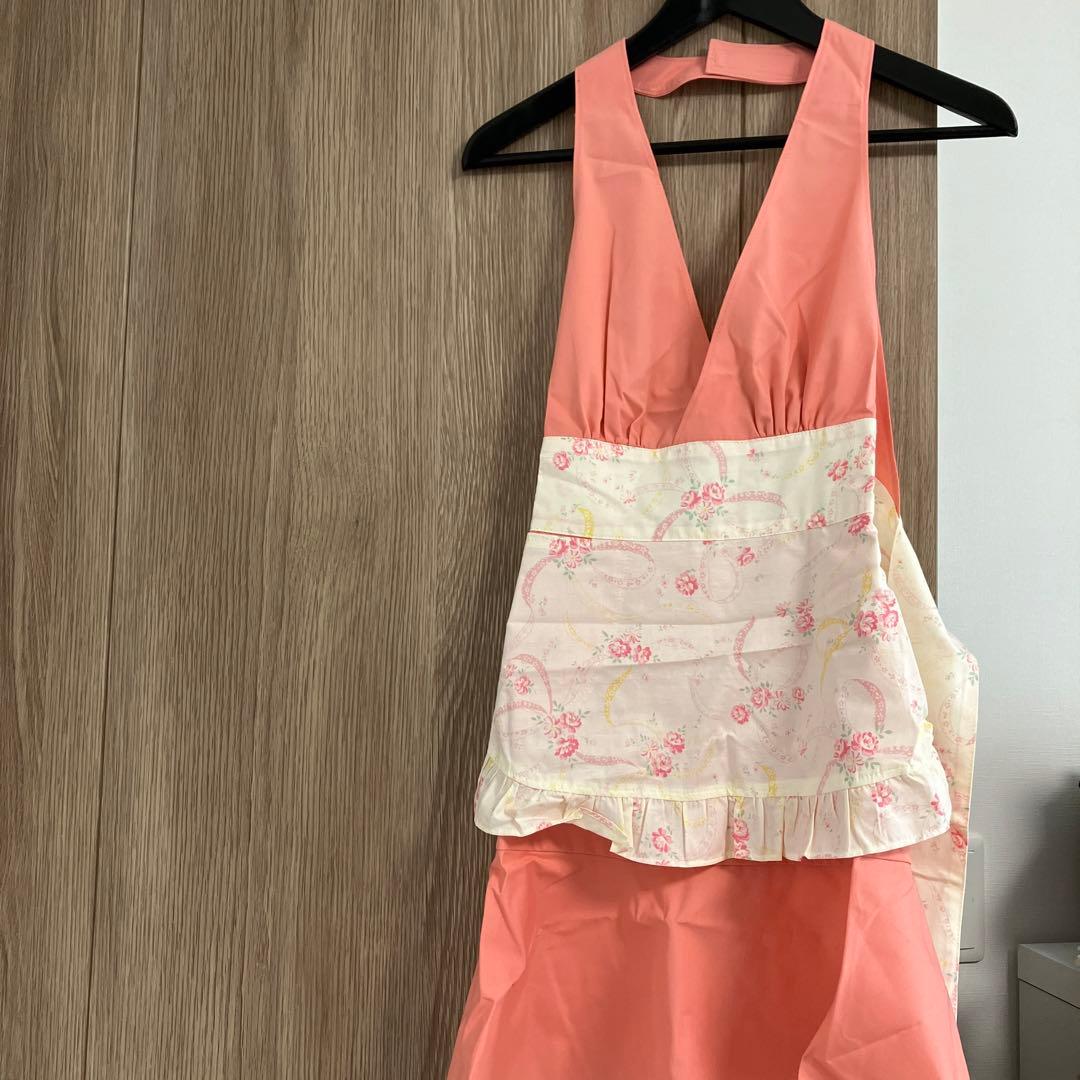 値下げ　新品未使用　エプロン姉妹　エレグランス　大人用　エプロン