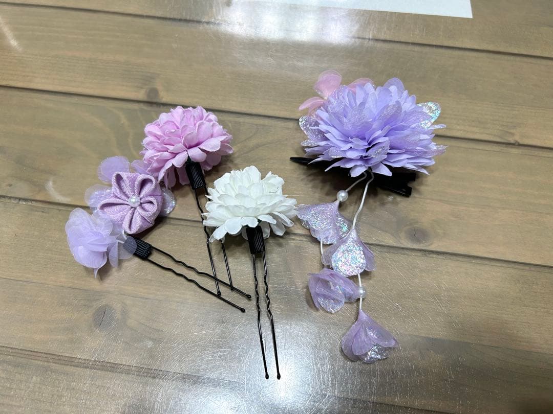 【アリサナ】卒業式袴一式 （160cm）+ブーツ（23.5cm位）+髪飾り